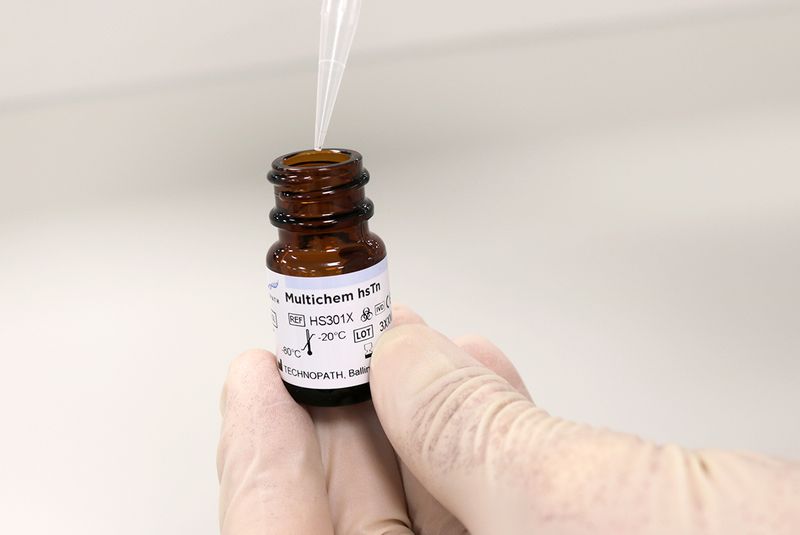 Multichem hsTn third-party quality control vial